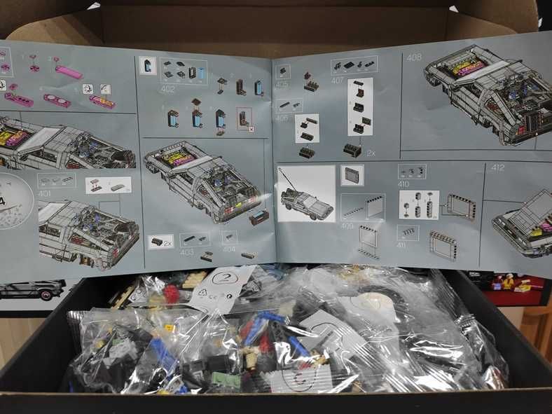 Конструктор Делоріан на 1872 деталі Машина часу Назад у майбутнє 10300