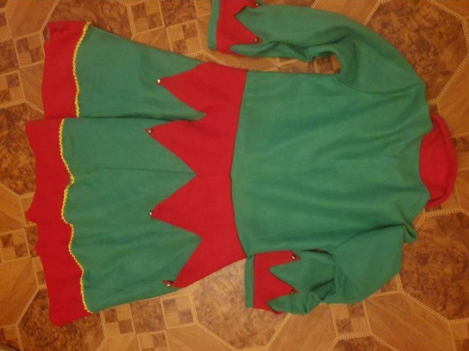 Костюм жіночий Єльф Санти, новорічний