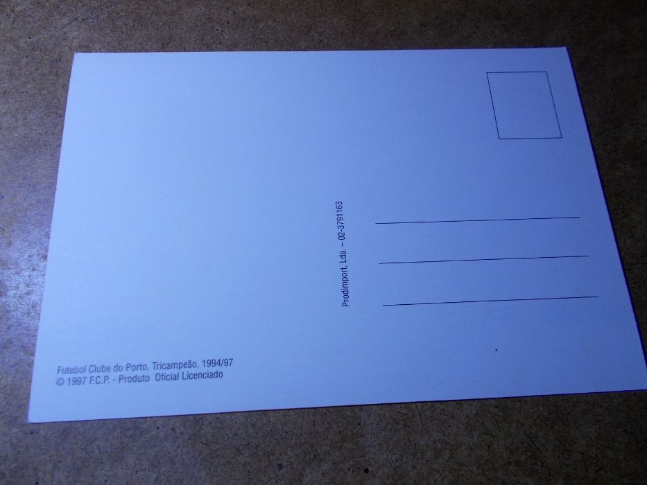 postal futebol clube do porto fcp 2 jogadores Welt e Mielcarski