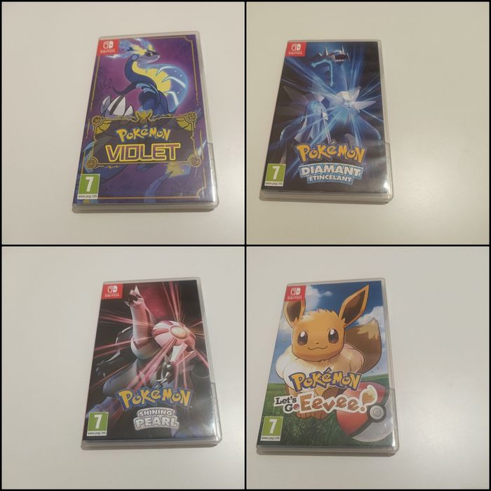 Zestaw 4 gier Pokemon