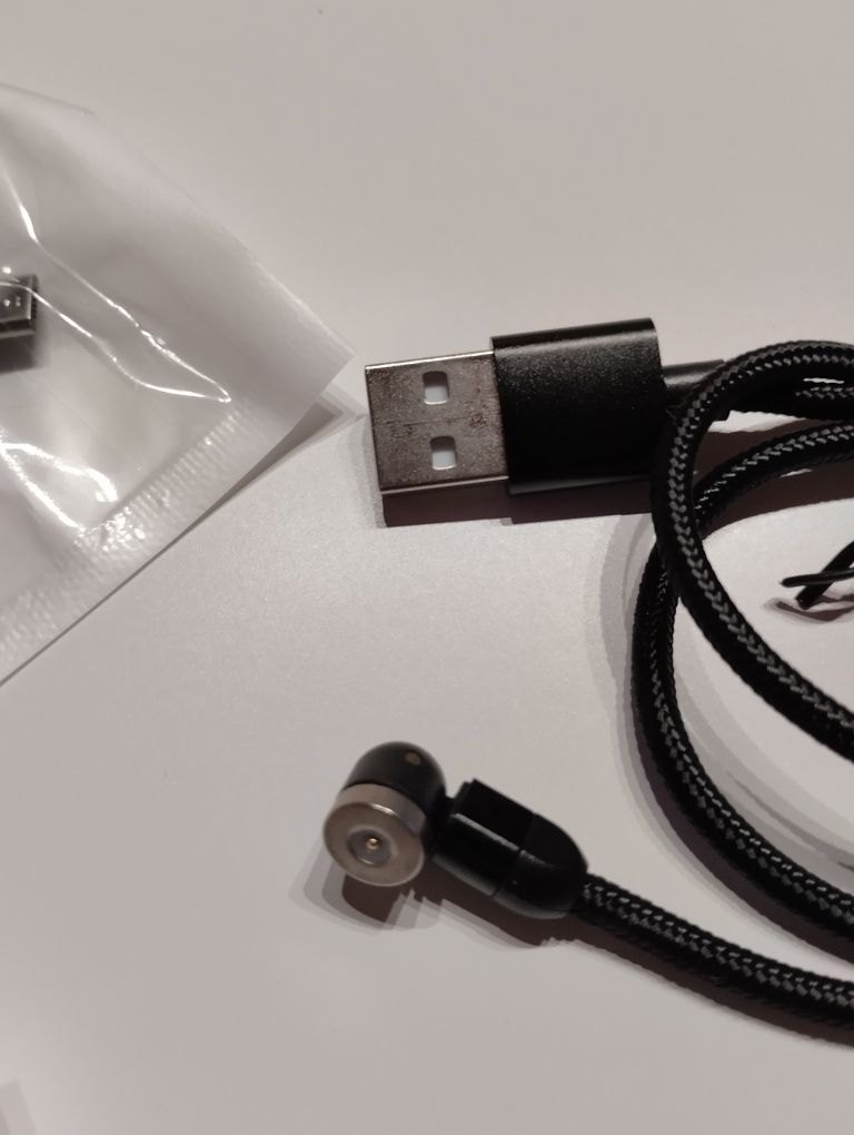 Kabel USB typu micro 50 cm magnetyczny