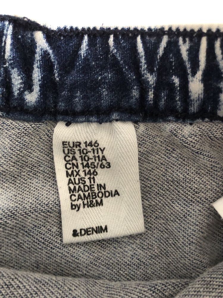 Spódniczka mini ala dżins r.146 H&M