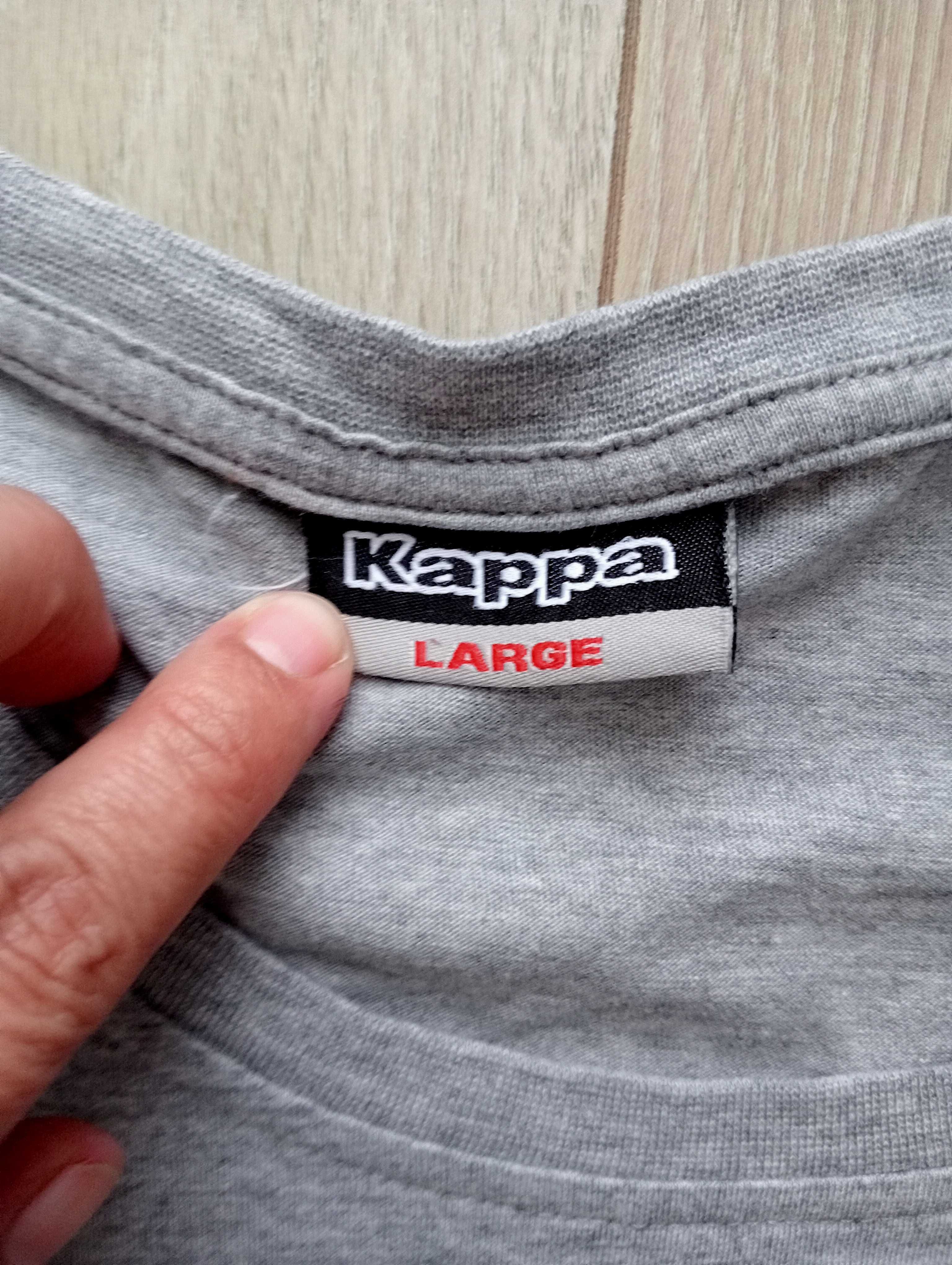 Kappa T-shirt damski szary, krótki rękaw L/40/12 Kappa