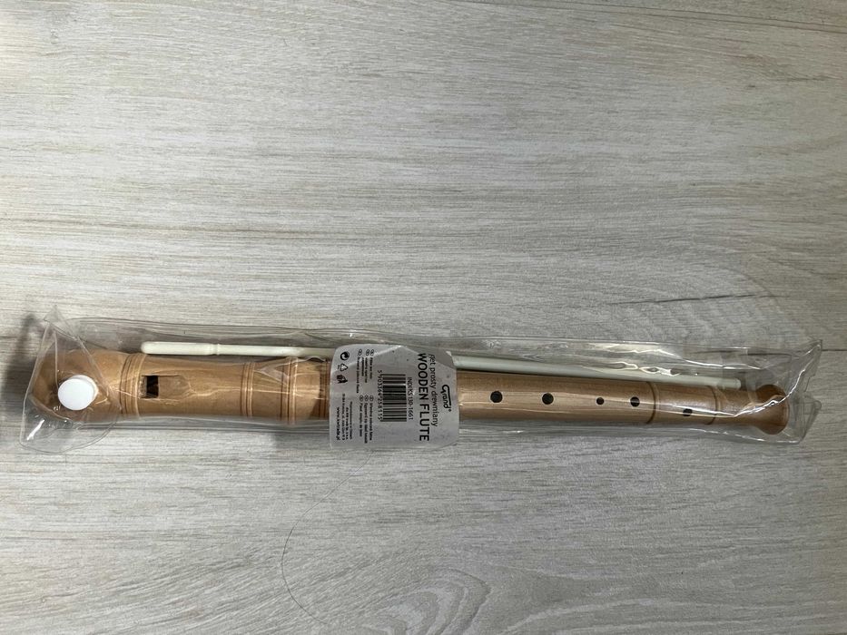 flet drewniany prosty