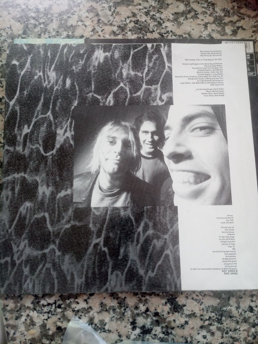 Disco vinil dos Nirvana , impecável 1991