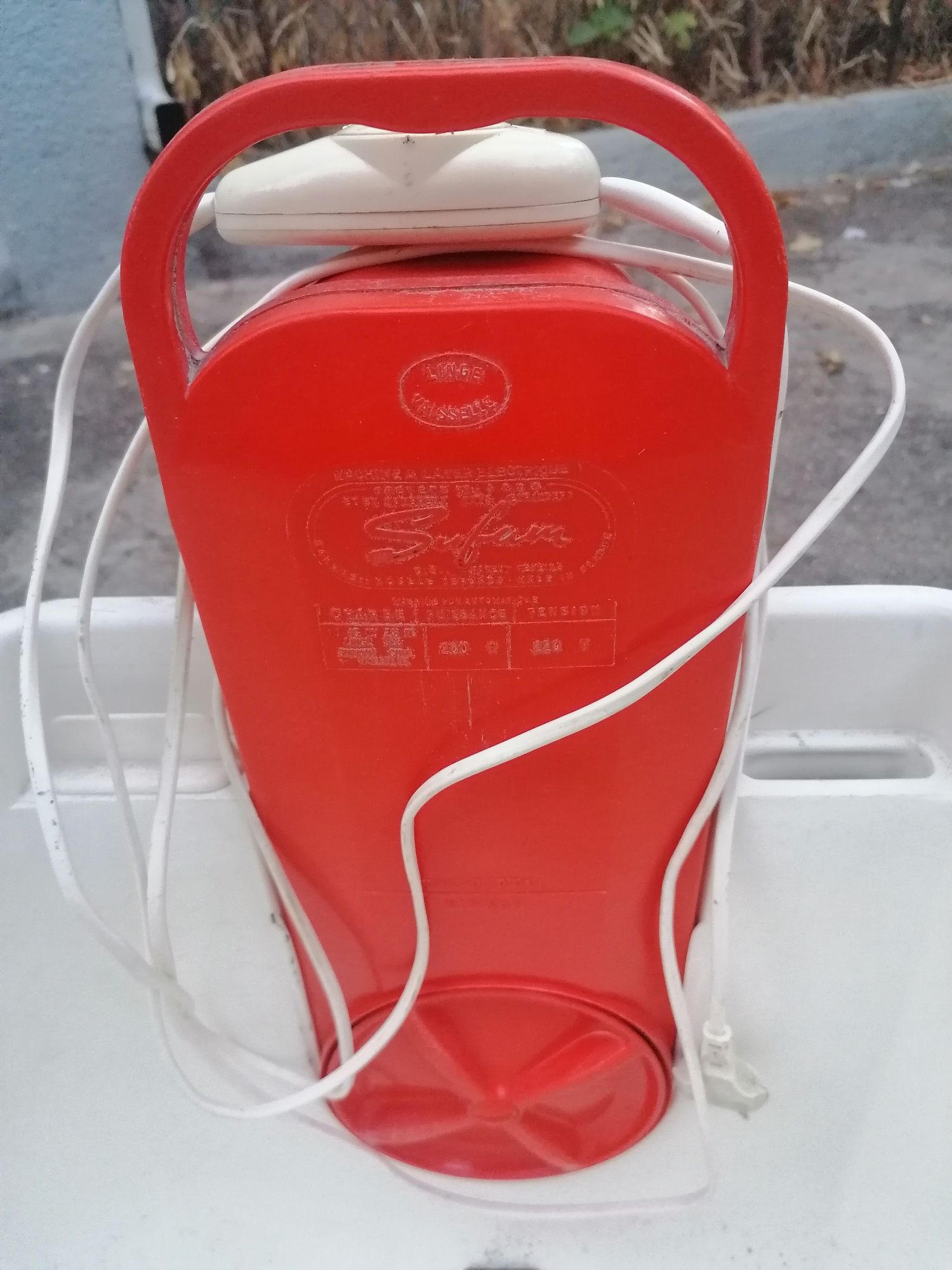 Motor máquina roupa portátil