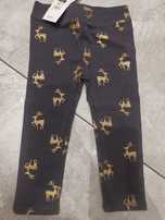 Nowe Legginsy cool Club Smyk 86 renifery