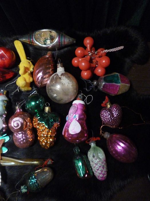 Ёлочные игрушки. Времён ссср. Винтаж