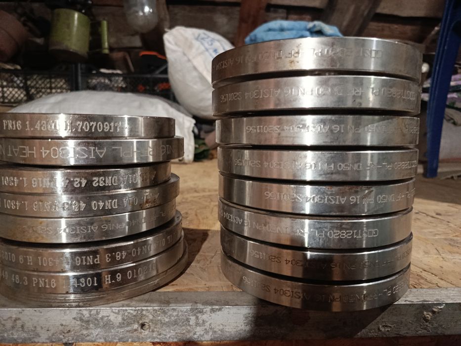 Фланец плоский нержавеющей