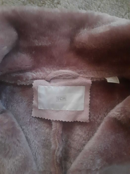 Kożuszek pudrowy róż