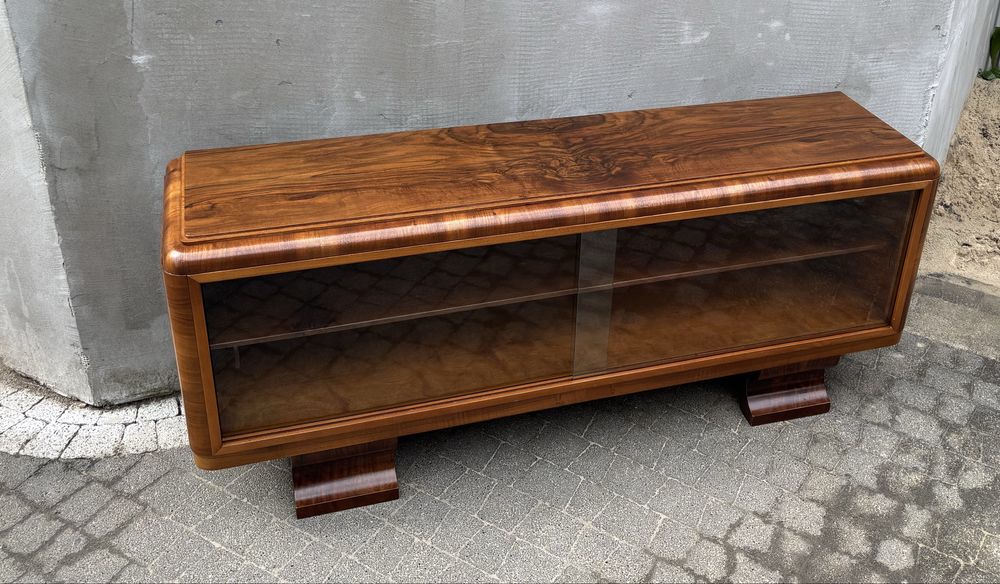 Komoda/Szafka RTV Orzech 140 Art-Deco Antyk Po Renowacji Idealna