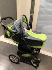 Wózek Verdi Max 3 w 1 dla dzieci spacerówka, gondola i fotelik w auto
