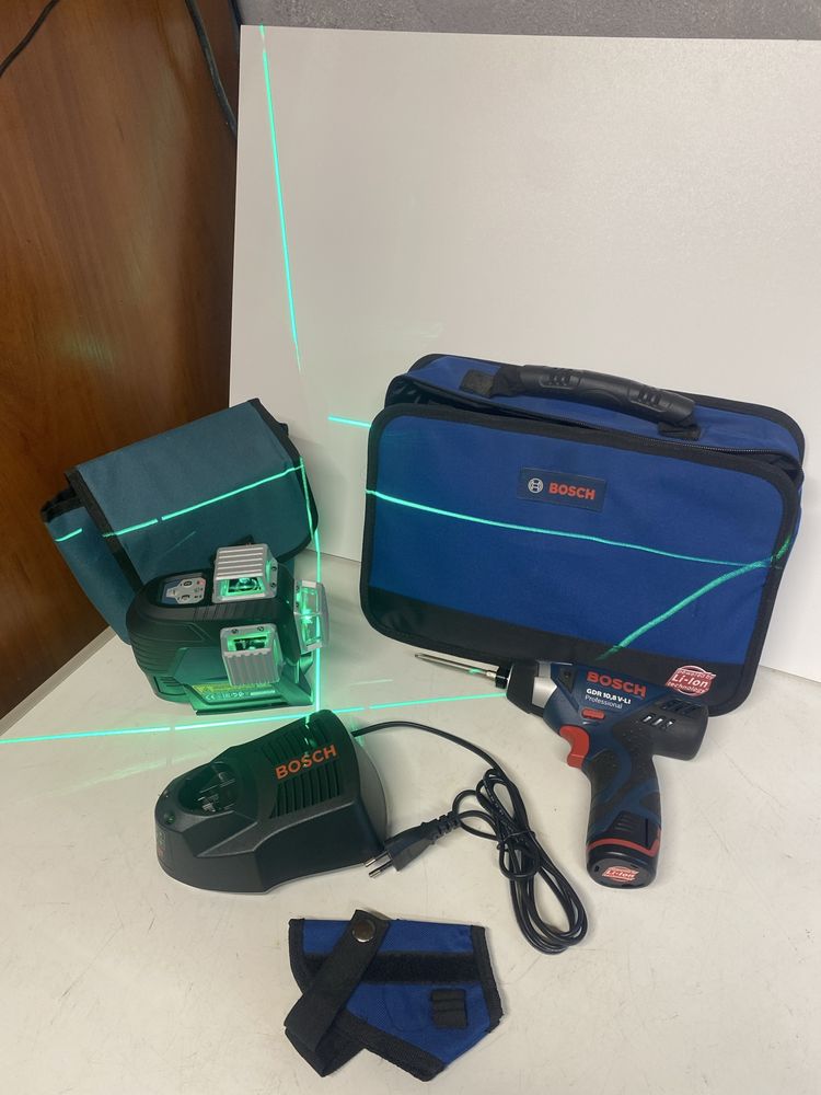 Zestaw bosch laser plus zakretarka oryginalny zestaw bosch