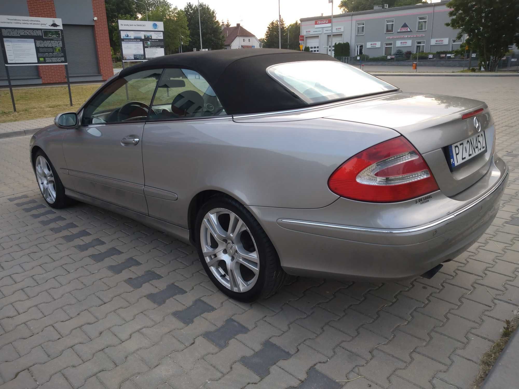 Mercedes CLK 200 Cabrio skóra, BOSE, navi, xenon, W209 1.8 benzyna