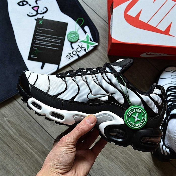 !В НАЯВНОСТІ! Nike Air Max Plus TN White/Black 39 40 41 42 43 44 45 46