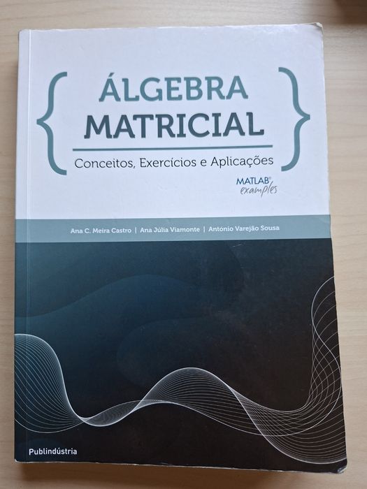 Livro Álgebra Matricial 1ª edição