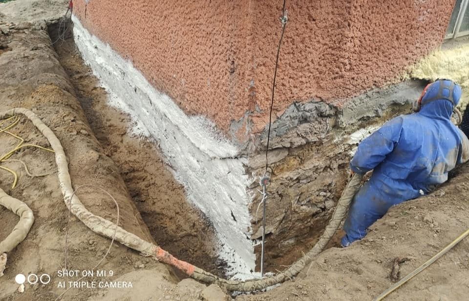 Drenaż , odwodnienie, ocieplanie fundamentów, studnia chłonna, drenaże