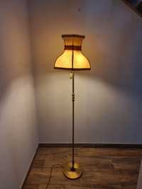 Lampa stojąca mosiężna antyk 156 cm