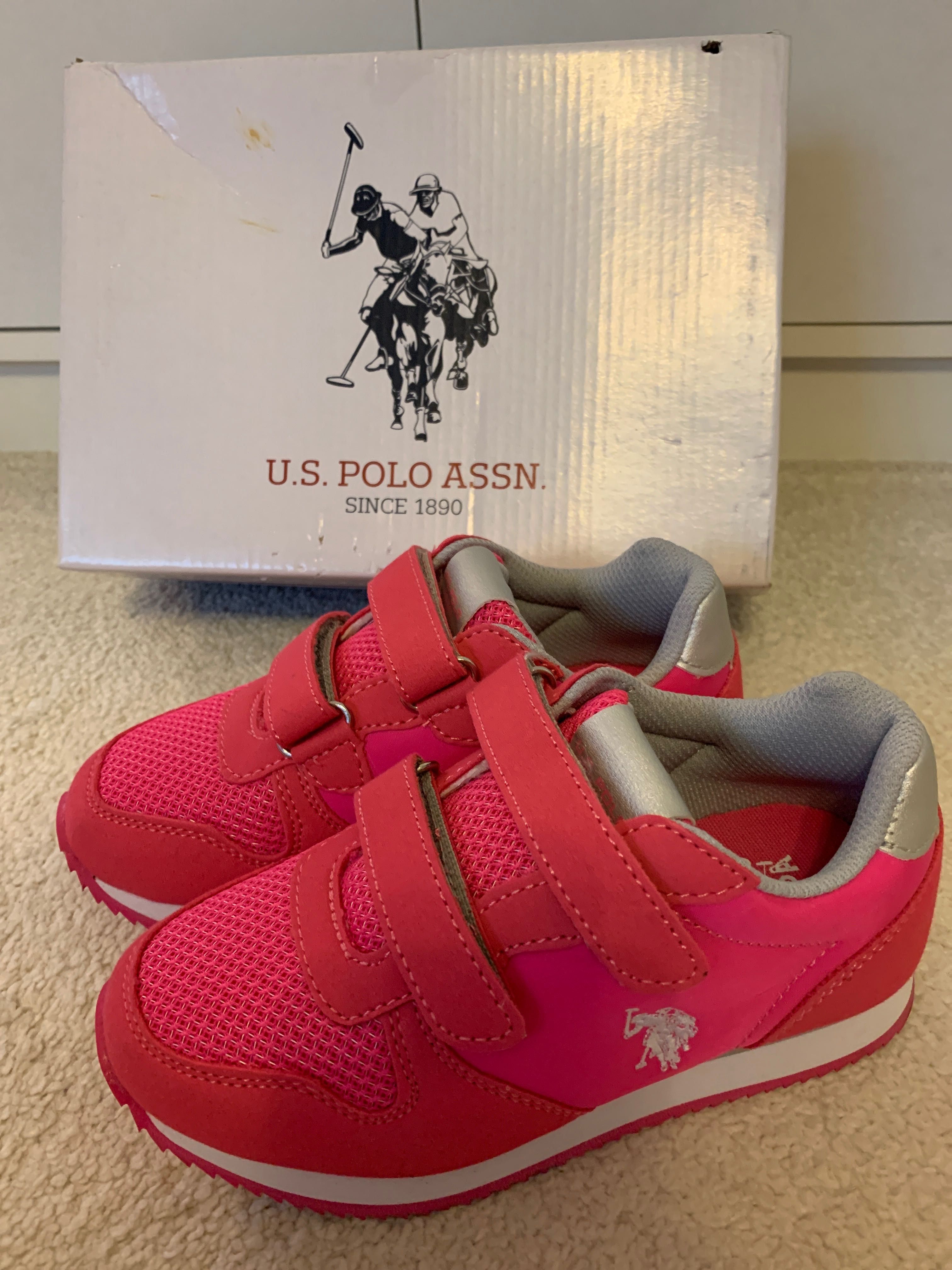 Nowe sneakersy dla dziewczynki U.S Polo rozmiar 30