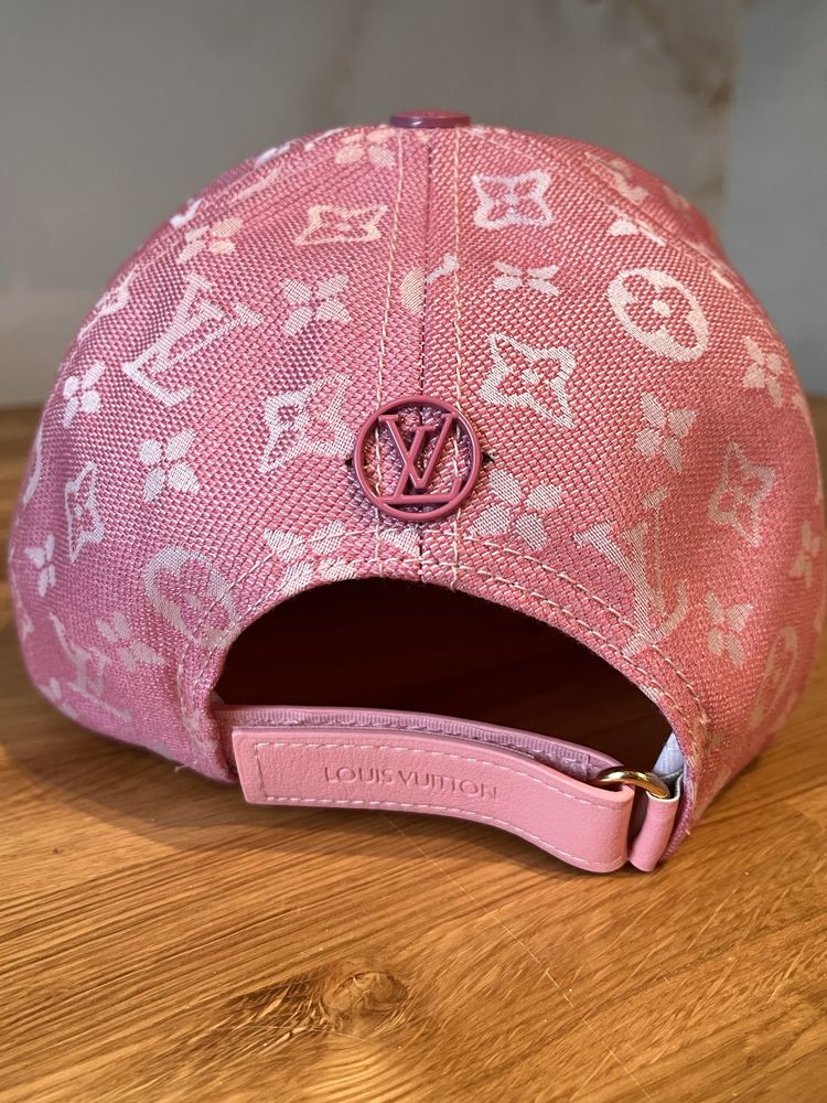 LOUIS VUITTON 2024 damska czapka z daszkiem bejsbolówka różowa