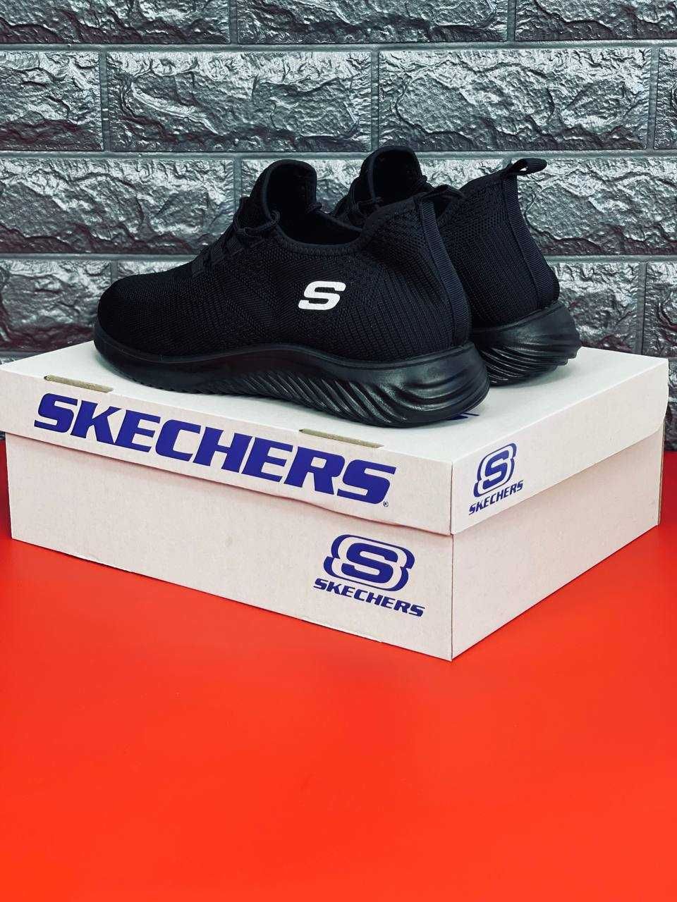 Кроссовки Skechers мужские Спортивные беговые кроссовки Скечерс Топ!