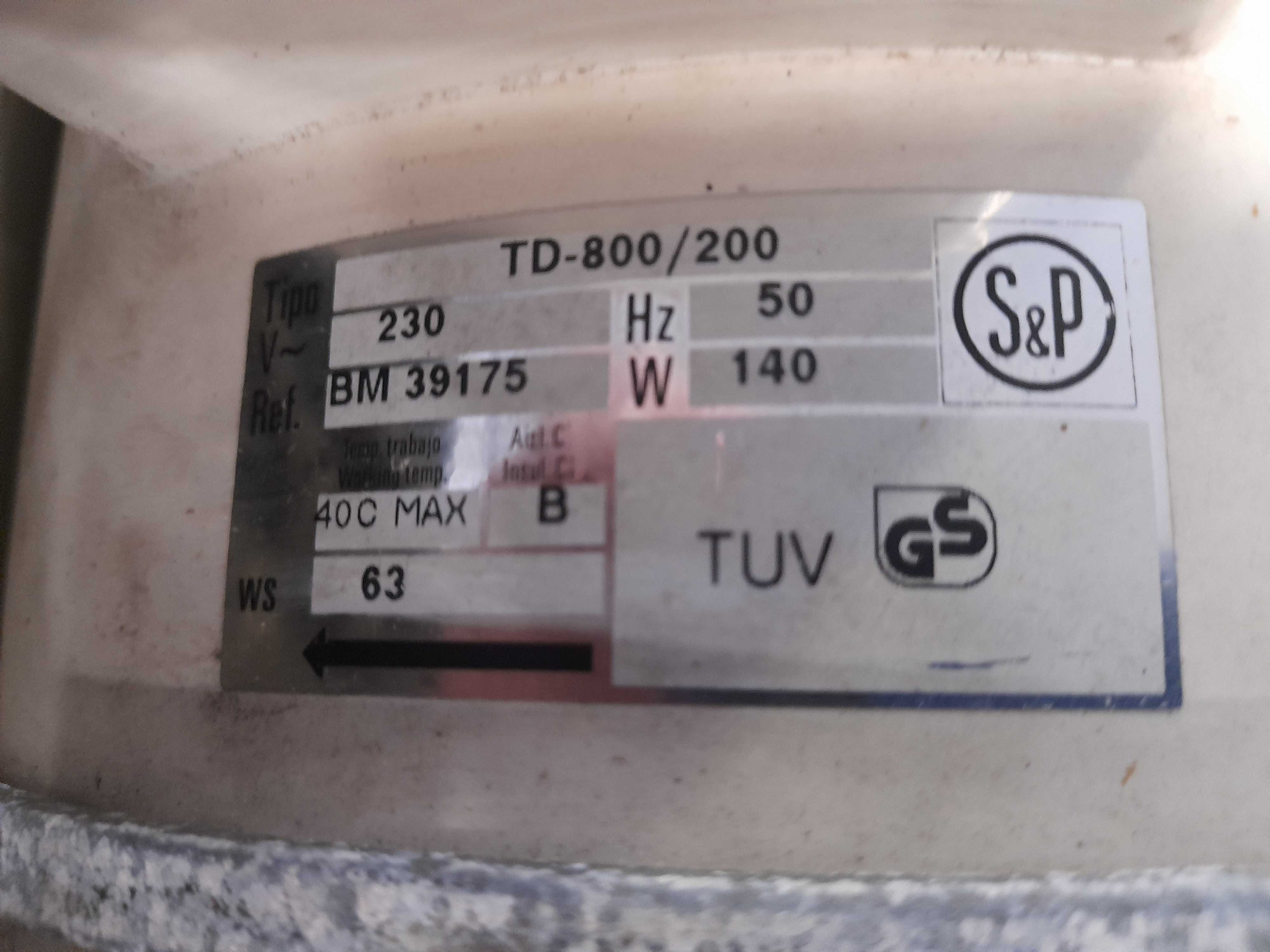 Ventilador S&P TD800/200