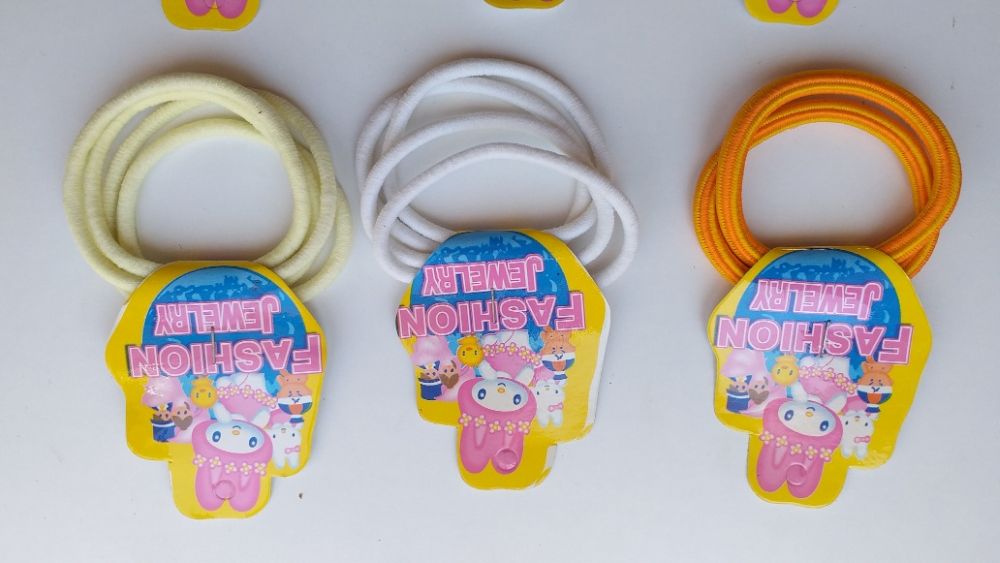 6 conjuntos elásticos cabelo Fashion Jewerly - novos - portes incl.