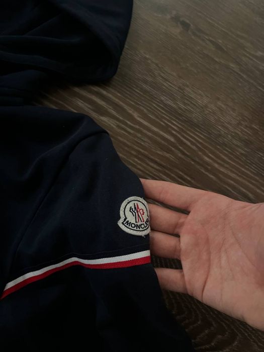 Оригінальне зіп худі Moncler sk8/drip/drill