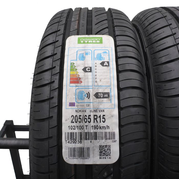 Opony 205/65/15C Nokian 205/65R15C 102/100T Van Letnie 2016 Nieużywane