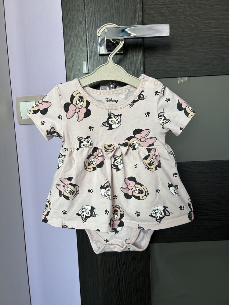 Боді (сукня) Disney Міні маус з коротким рукавом футболка 74 80