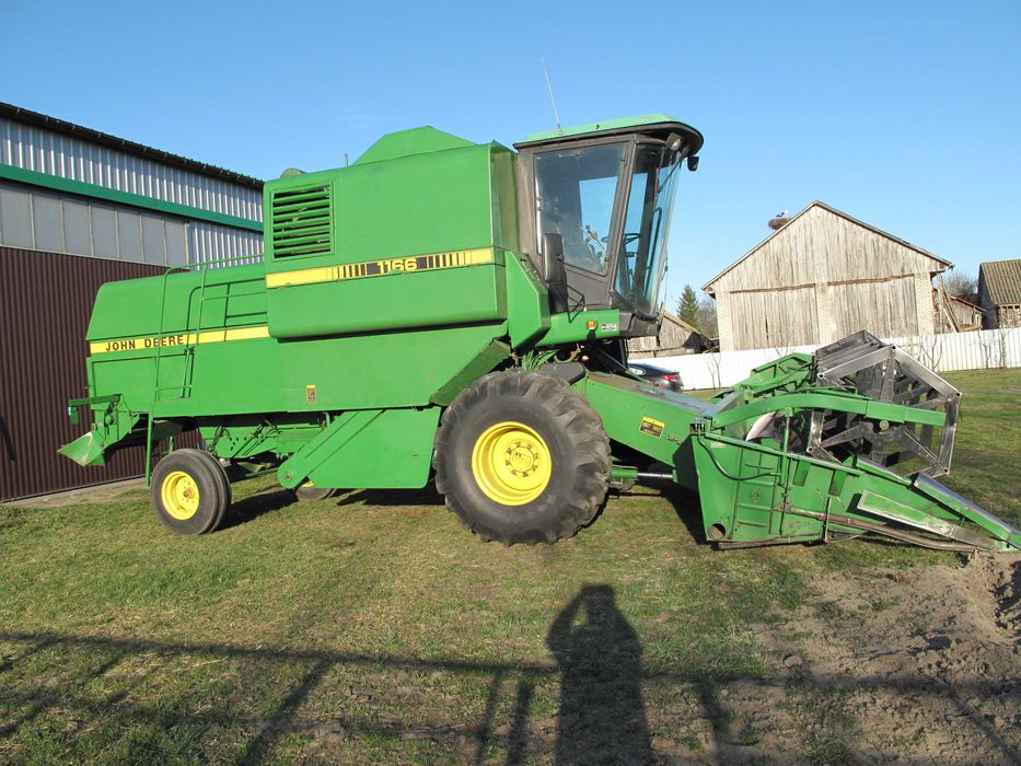 Kombajn Zbożowy John Deere 1166 Klima Sieczkarnia Heder 3,60