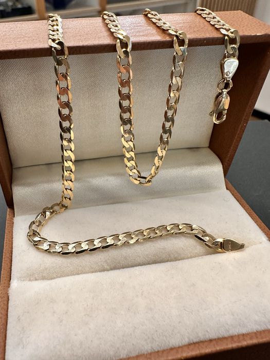 Złoty łańcuszek PANCERKA , próba 585