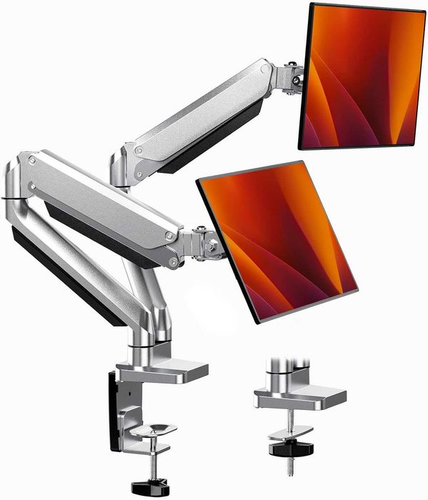 Podwójny uchwyt OBROTOWY MONITORA ErGear EGDS8 na dwa monitory