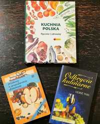 3 książki kulinarne, Polska kuchnia, odkrycia, przetwory