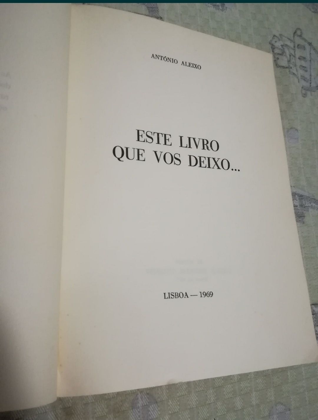 Este livro que vos deixo... (1969)