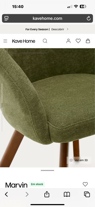 Cadeiras e mesa de jantar