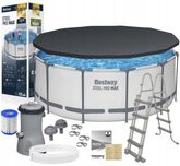 Каркасний басейн Bestway 56420 366x122см з насосом та драбинкою