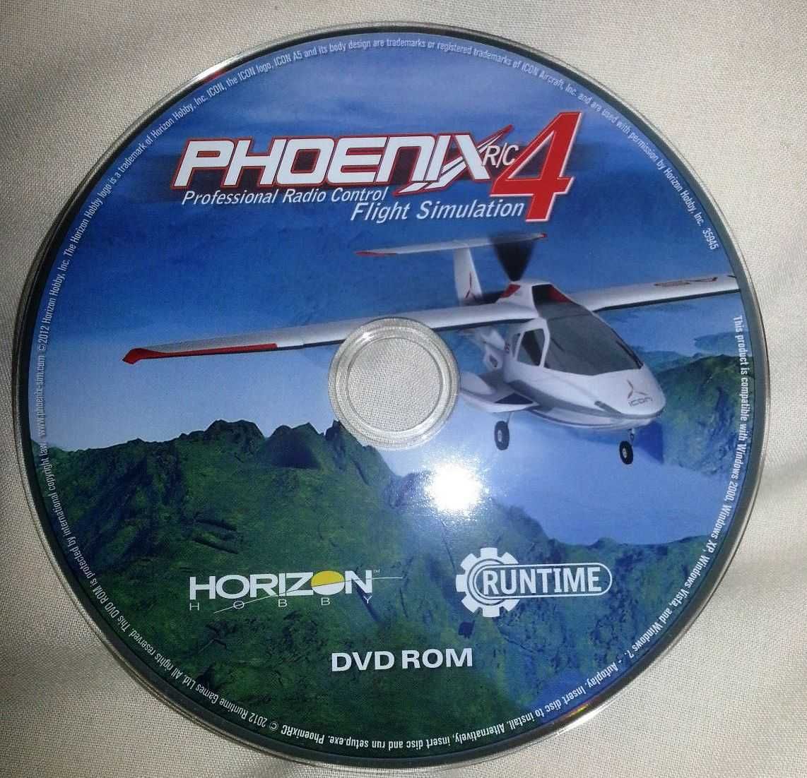 Simulador de vôo profissional PhoenixR/C4; radio Spektrum DX5e