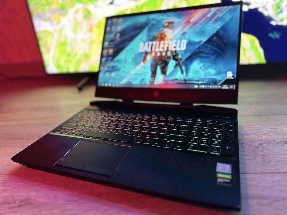Ігровий ноутбук HP OMEN / 16 ГБ -ОЗУ 8 ядер видео Geforce GTX 1650-4Gb