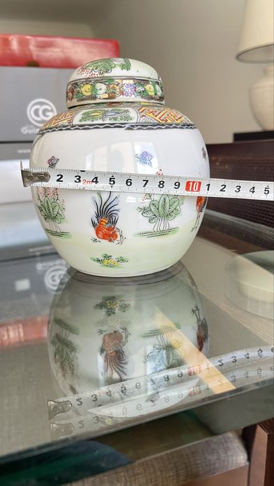 Pote de Macau - motivo galo