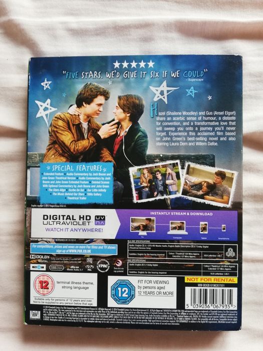 Blu ray do filme "A Culpa é das Estrelas" - Ed. Especial (portes gráti