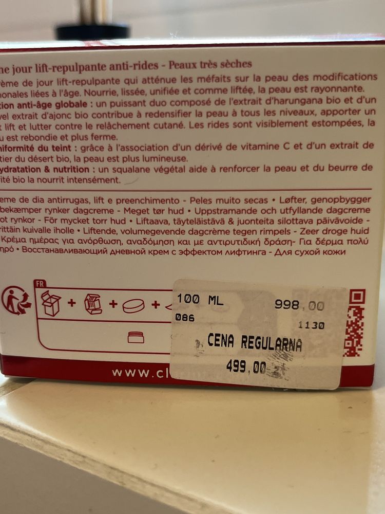 NOWY kultowy krem przecizmarszczkowy Clarins Multi Intensive Jour.
