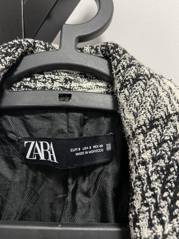 Твідовий жакет zara розмір s 44