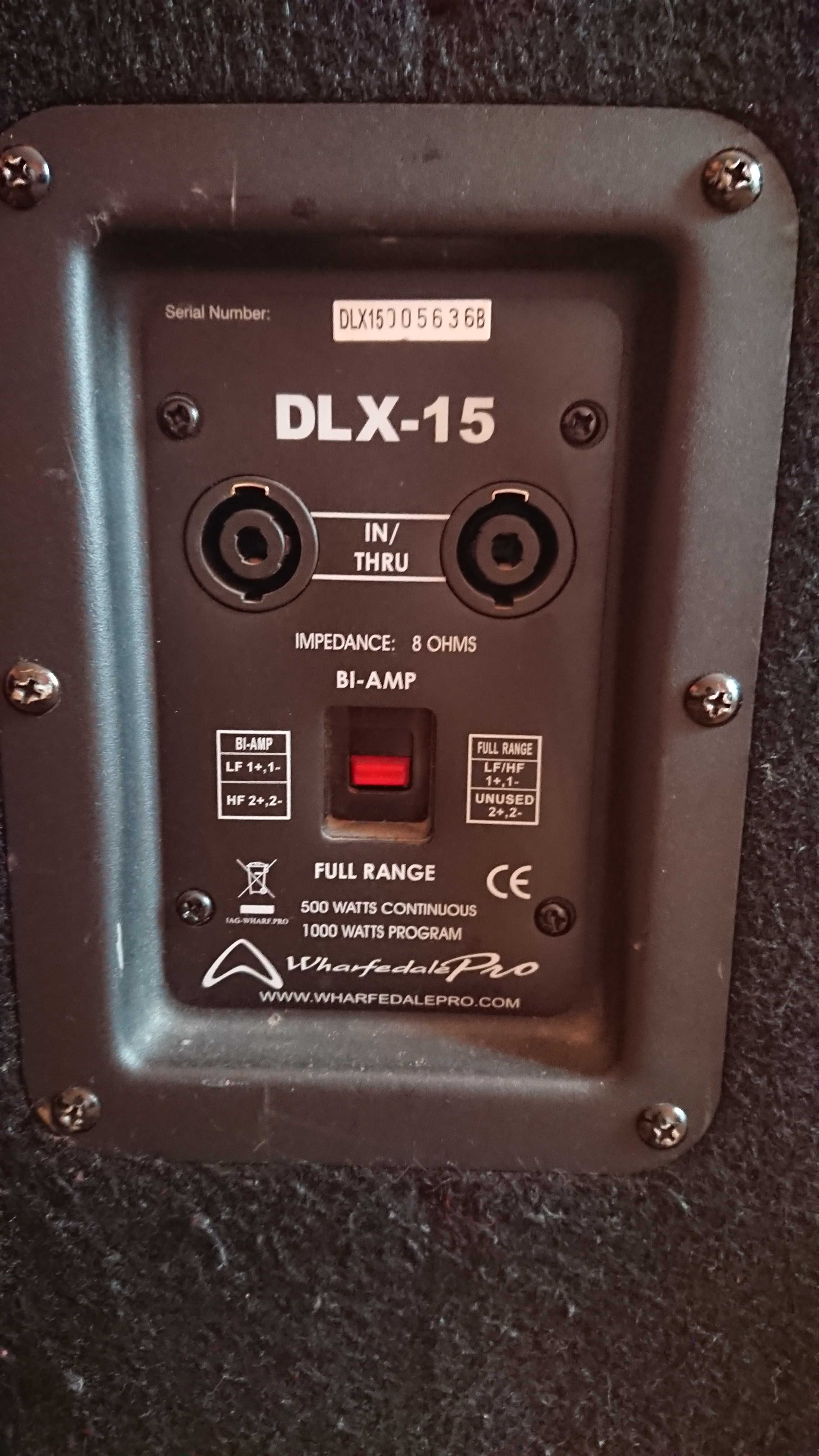 Kolumny Wharfedale Pro DLX 15 estradowe 15" cali 8ohm 8om DLX-15 1000W