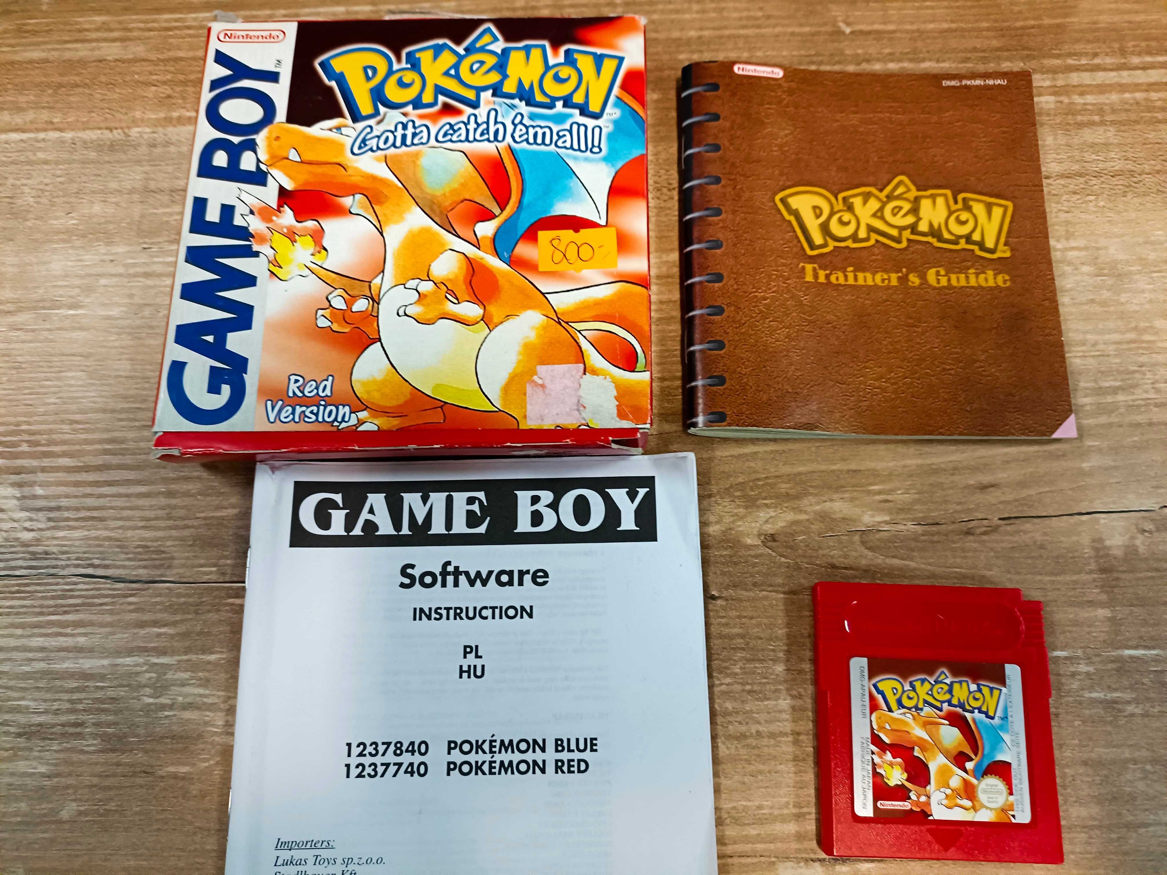 Pokemon Red Version Game Boy Unikat!  Sklep/Wysyłka/Wymiana
