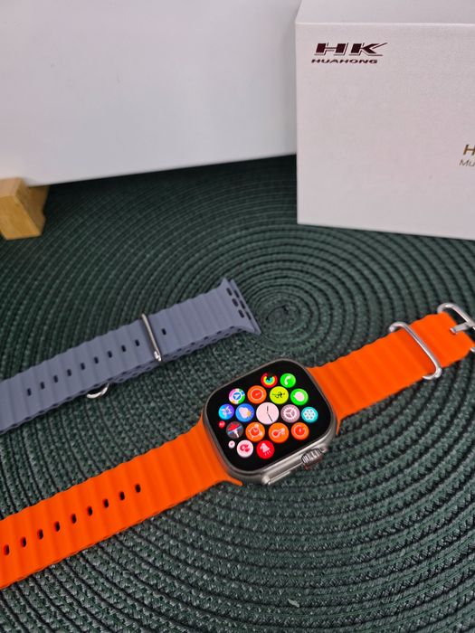Watch HK Ultra2 Max – AMOLED 2,12", połączenia, sport, zdrowie – NOWY