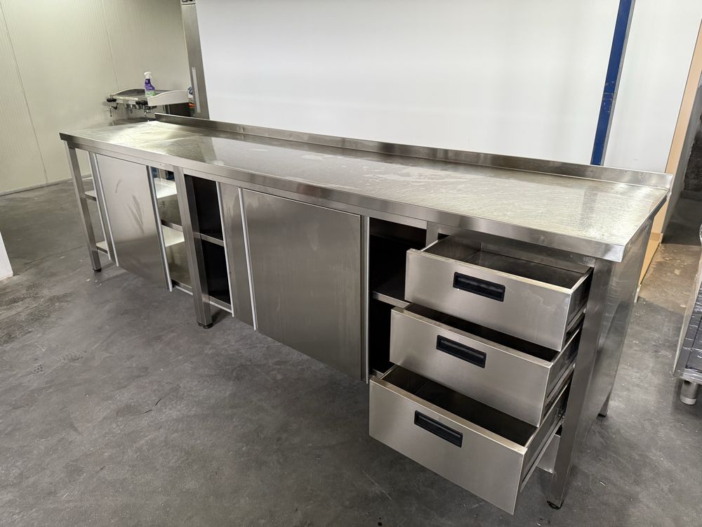 Escaparate em aço inox / bancada /armario /balcao