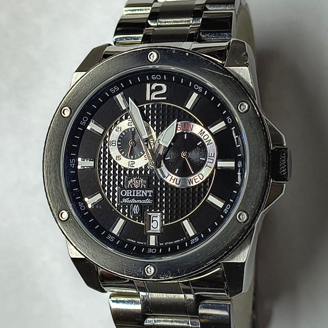 Orient automatic calendar sapphire с прозрачной крышкой