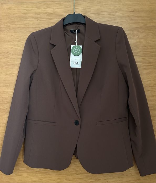 Blazer Chocolate cintado C&A NOVO - 40