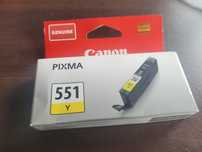 Tusz canon PIXMA 551 y żółty